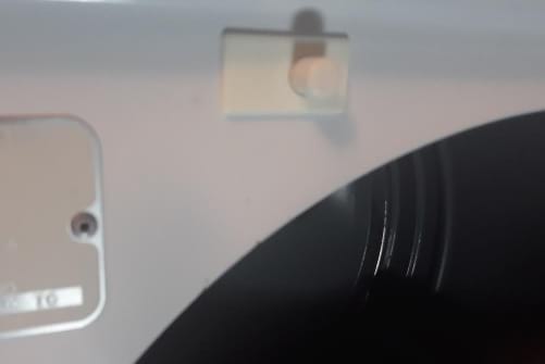 Removed dryer door switch