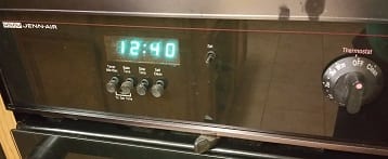 Repaired Display for Jenn Air Stove Clock